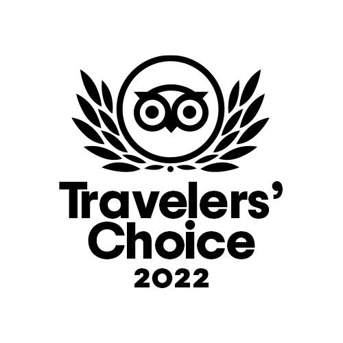 2022 TripAdvisor Travelers Choice award badge
